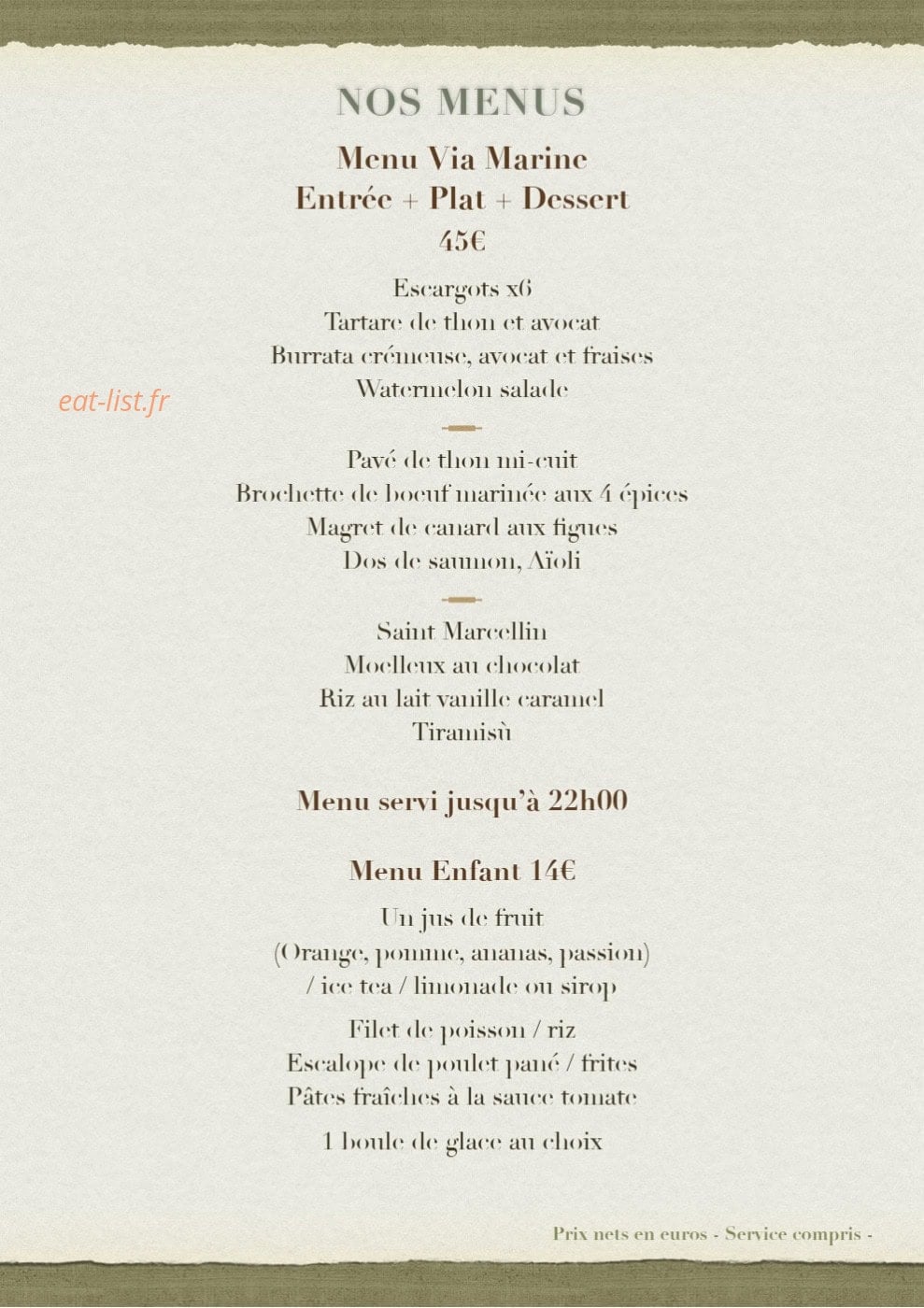 Via Marine — carte page 7