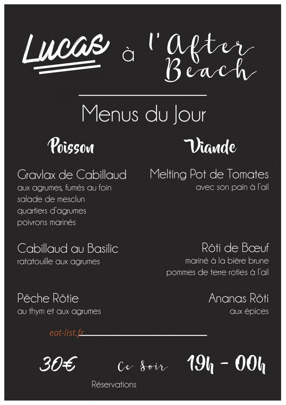 After Beach — carte page 1