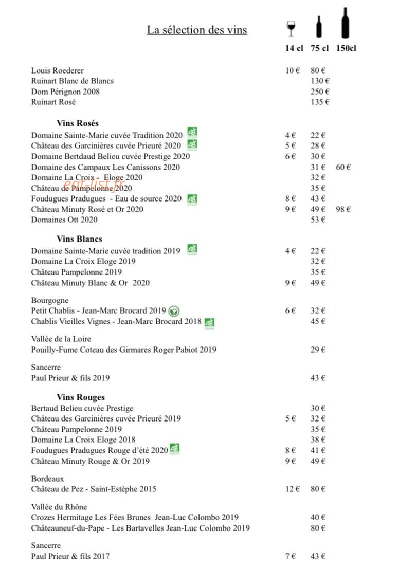 Chez Jeff et Ju — carte page 3