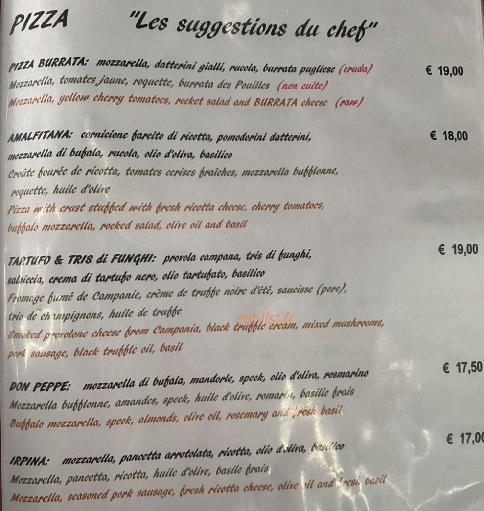 Don Peppe — carte page 5