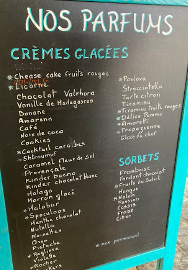 J'aime les glaces — carte page 1
