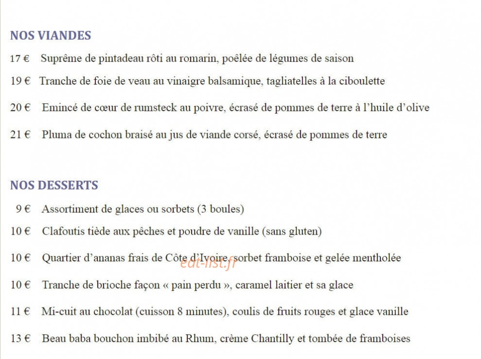 La Calypso — carte page 1
