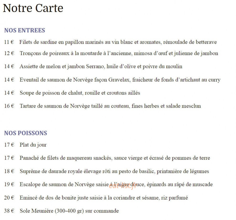 La Calypso — carte page 2