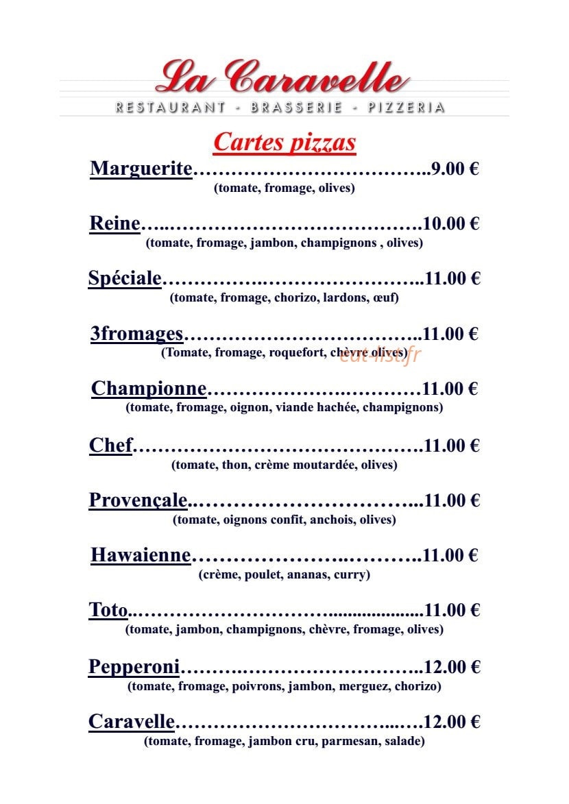La caravelle — carte page 4