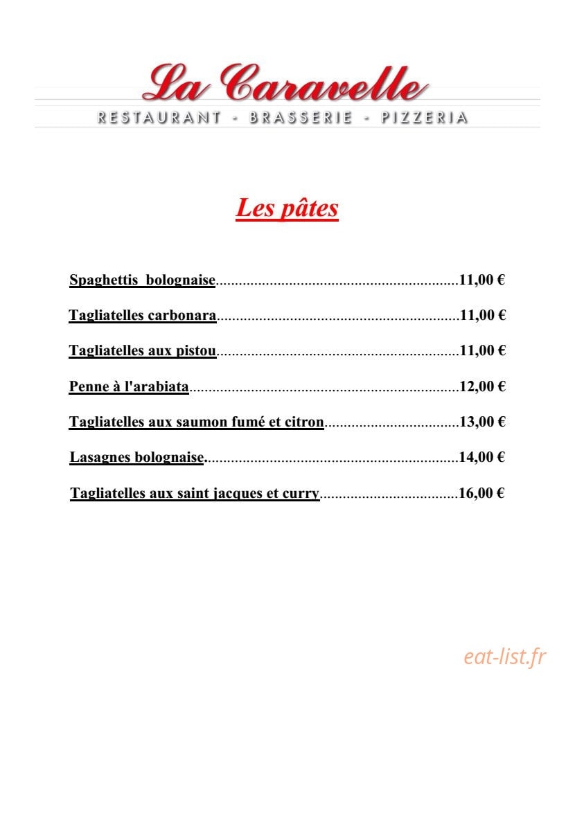 La caravelle — carte page 5