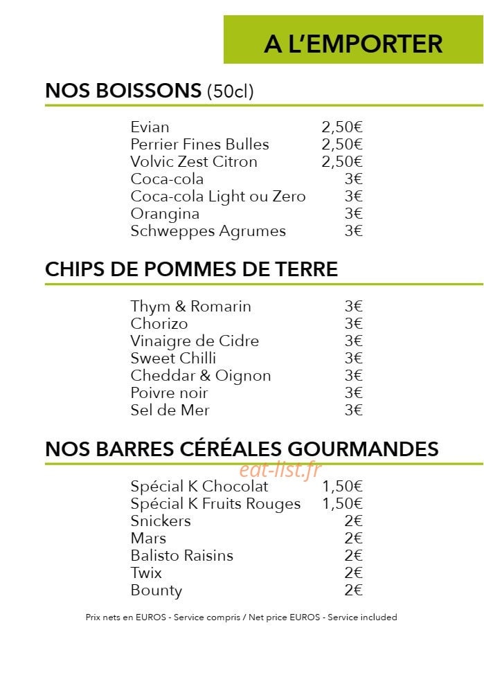 La Table des Oliviers — carte page 14
