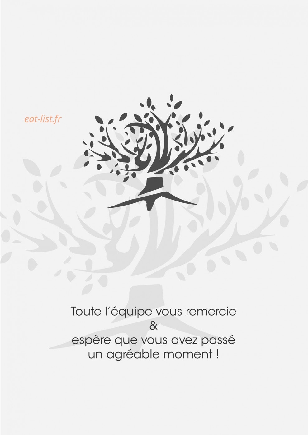 La Table des Oliviers — carte page 10