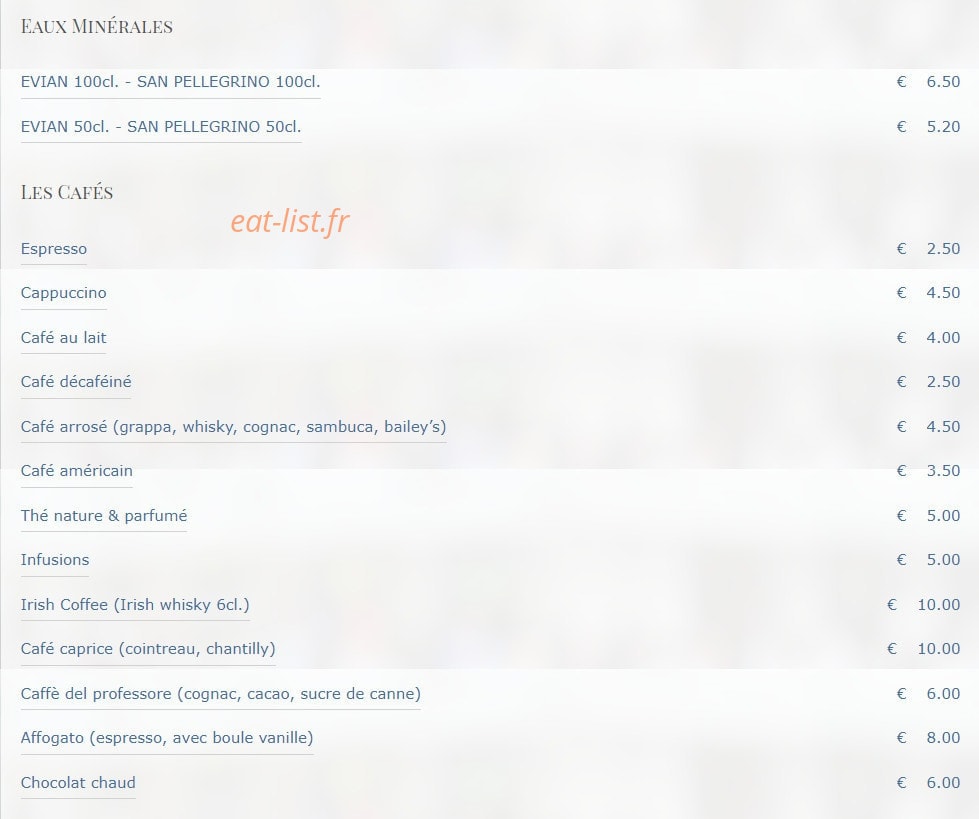 Pasta E Via — carte page 10