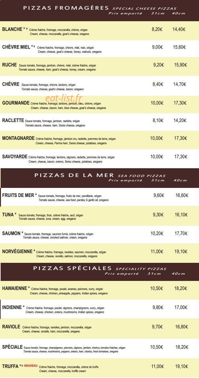 Pizza Italia — carte page 2