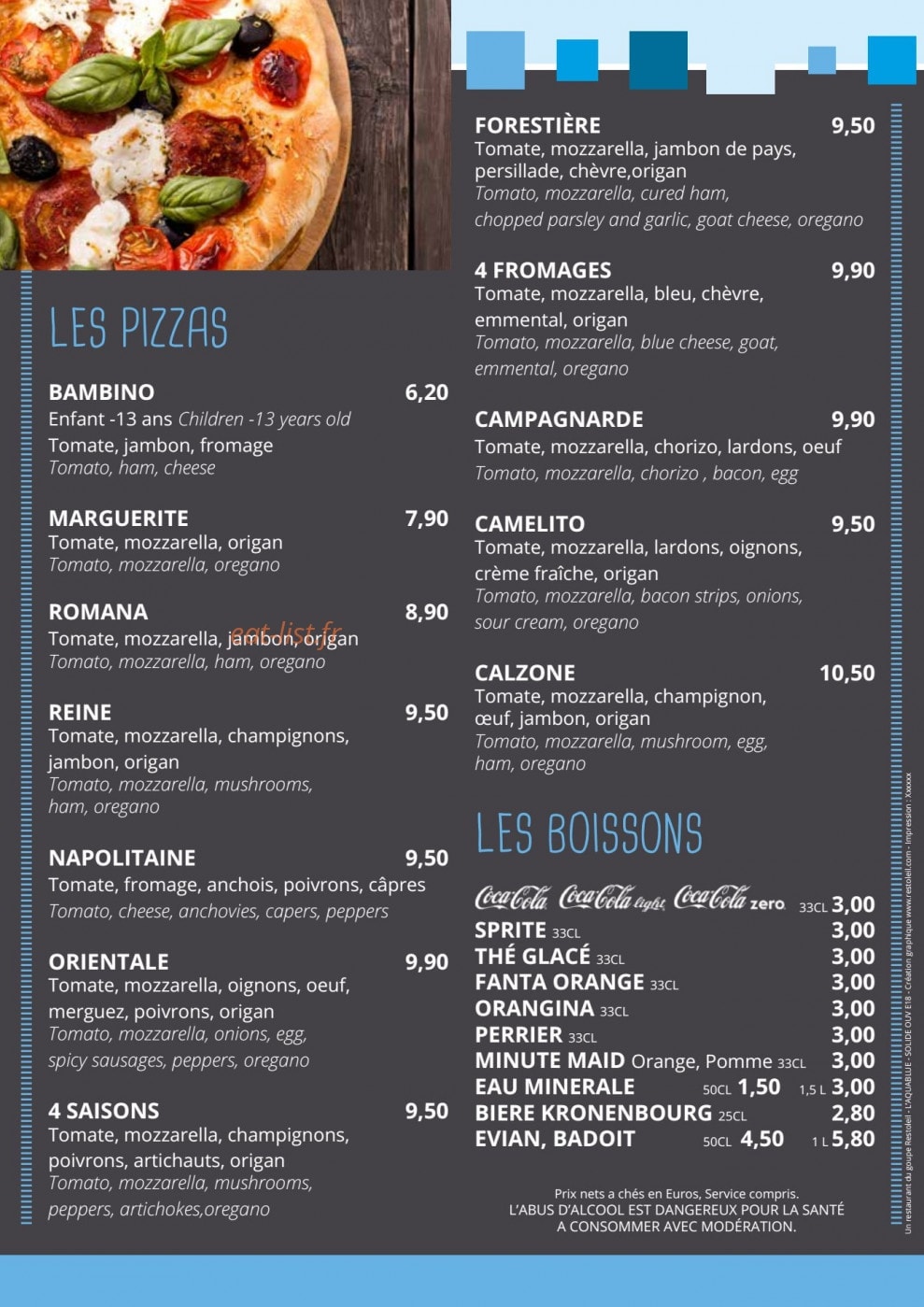 L’Aquablue — carte page 3