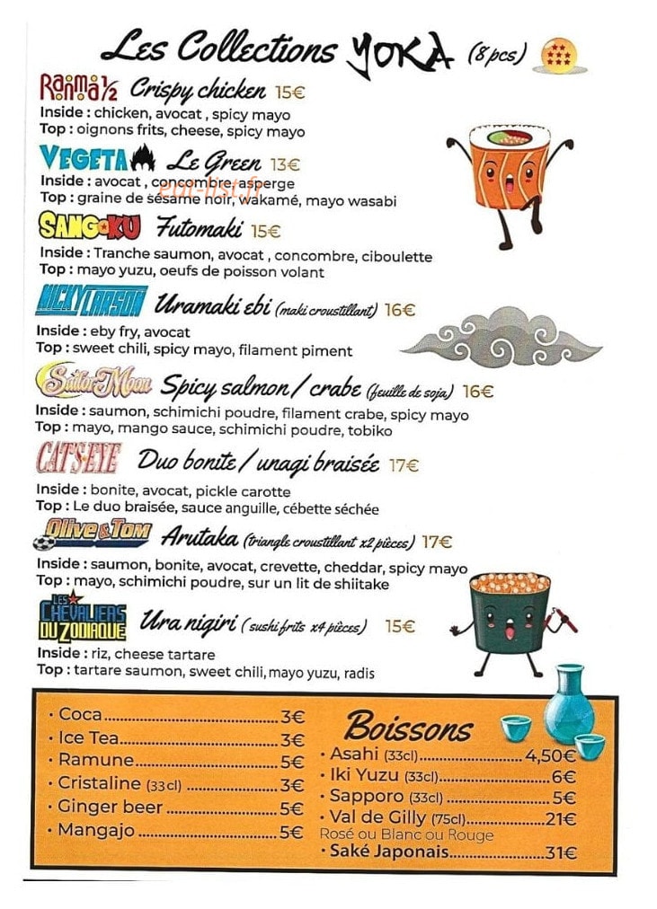 Yoka — carte page 3