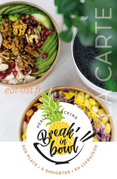 Break'in Bowl — carte page 1