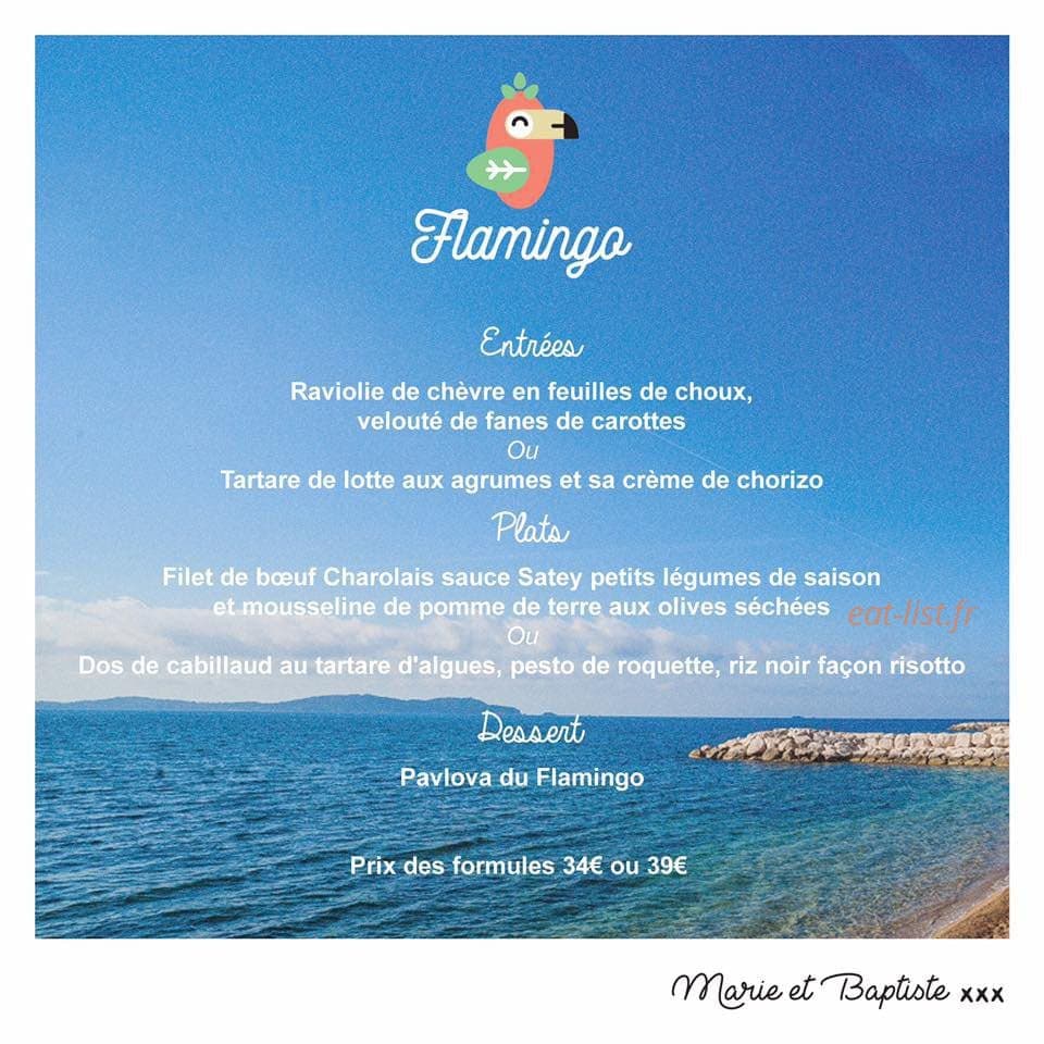 Flamingo — carte page 1
