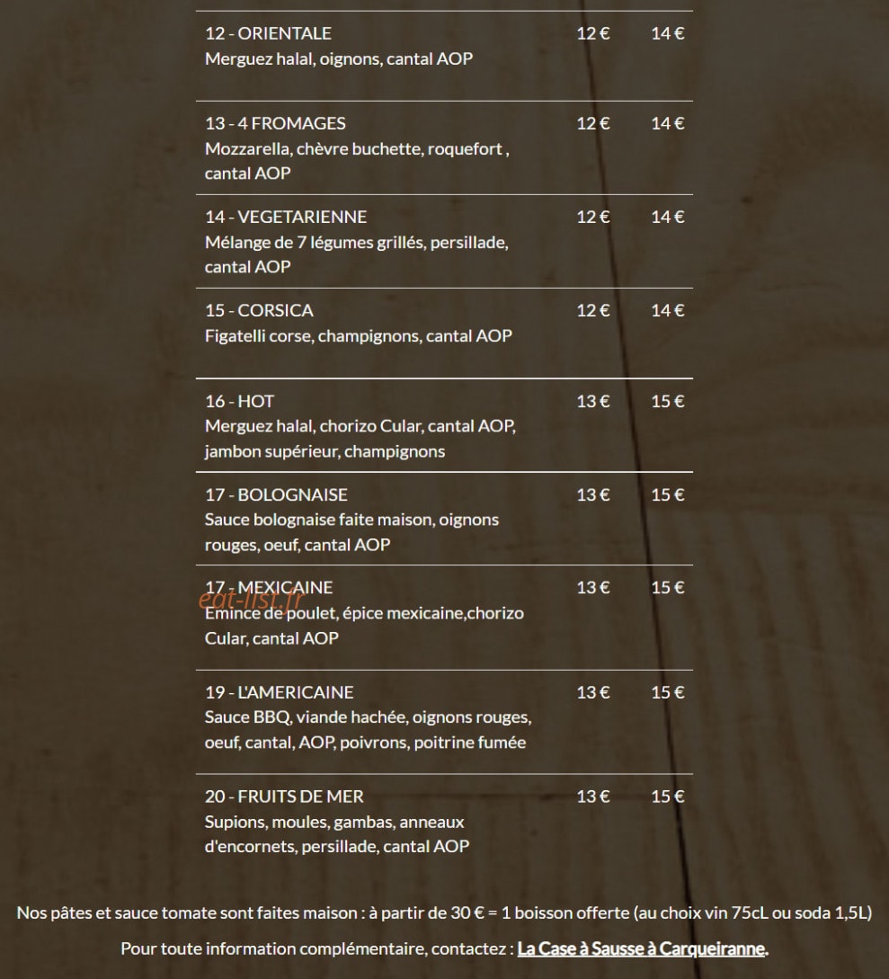 La Case à Sausse — carte page 2