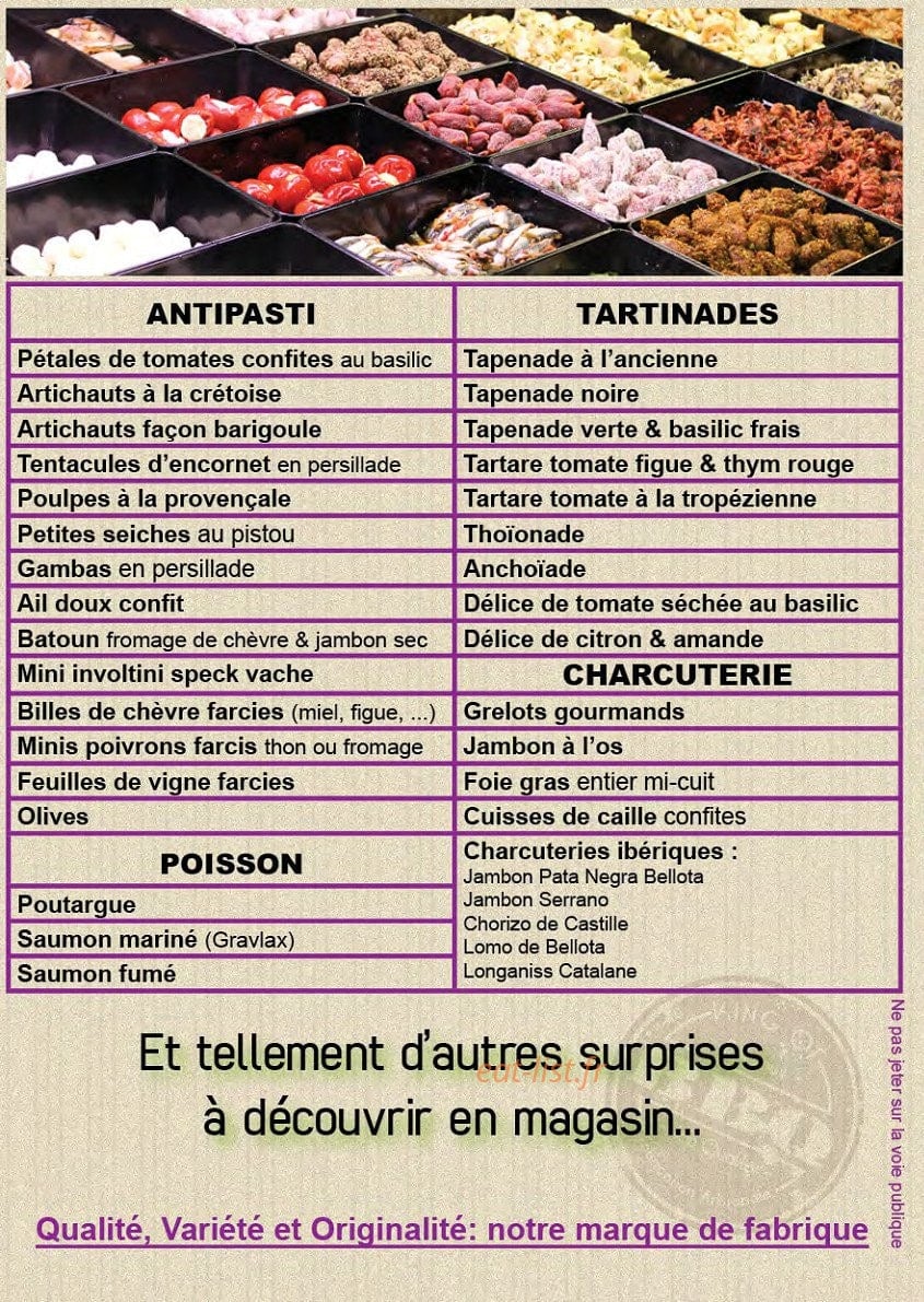 Gekko Gourmet — carte page 4