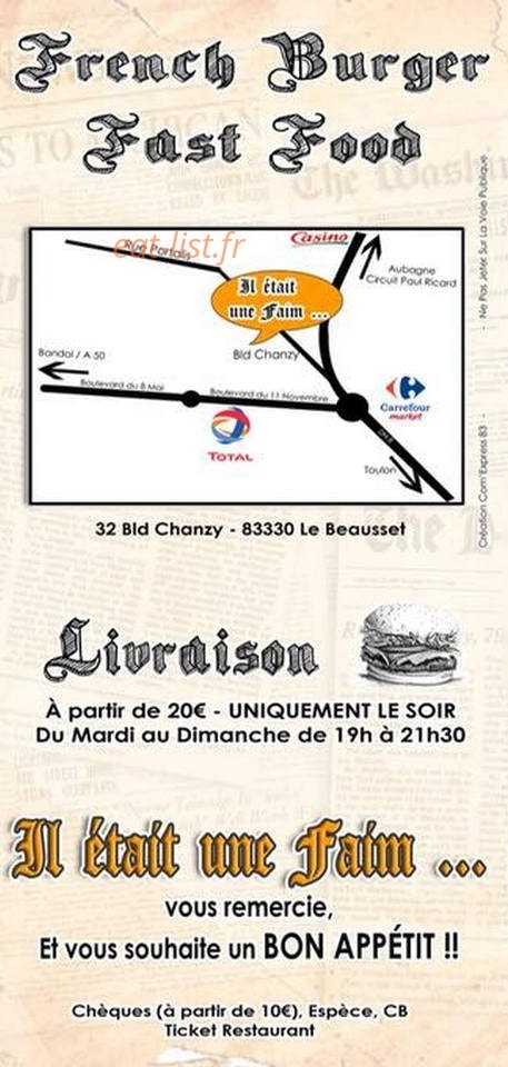 Il etait une faim — carte page 6