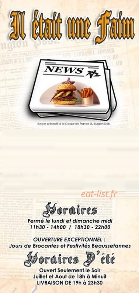 Il etait une faim — carte page 1