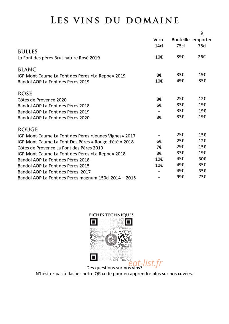 La Font Des Pères — carte page 7