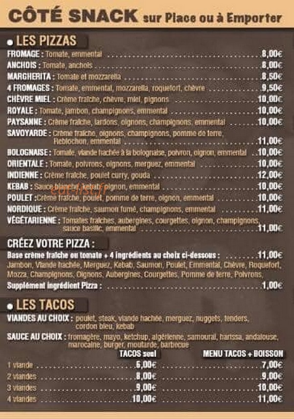 La Kasbaa chez Abdel — carte page 2