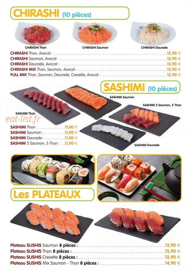Sushi'Liv — carte page 4