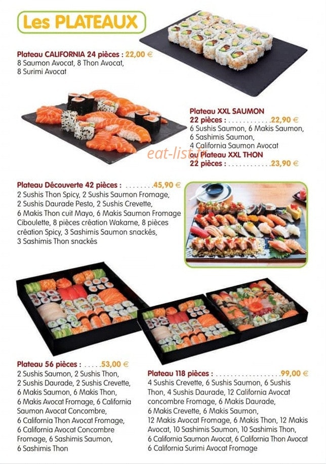 Sushi'Liv — carte page 6