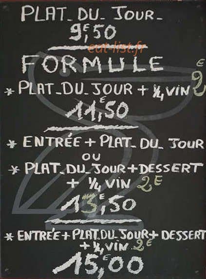 brasserie du Plan — carte page 2