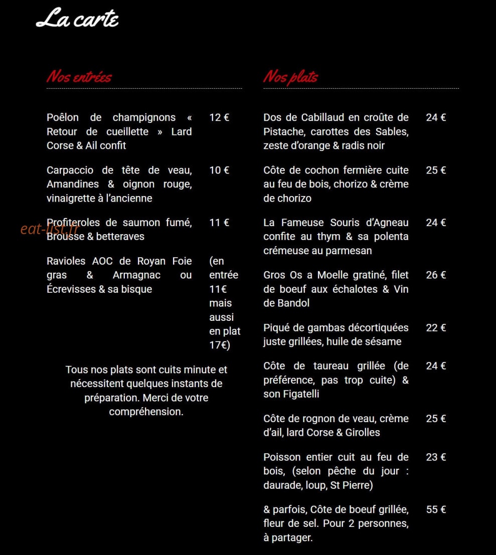 La Farigoule — carte page 1