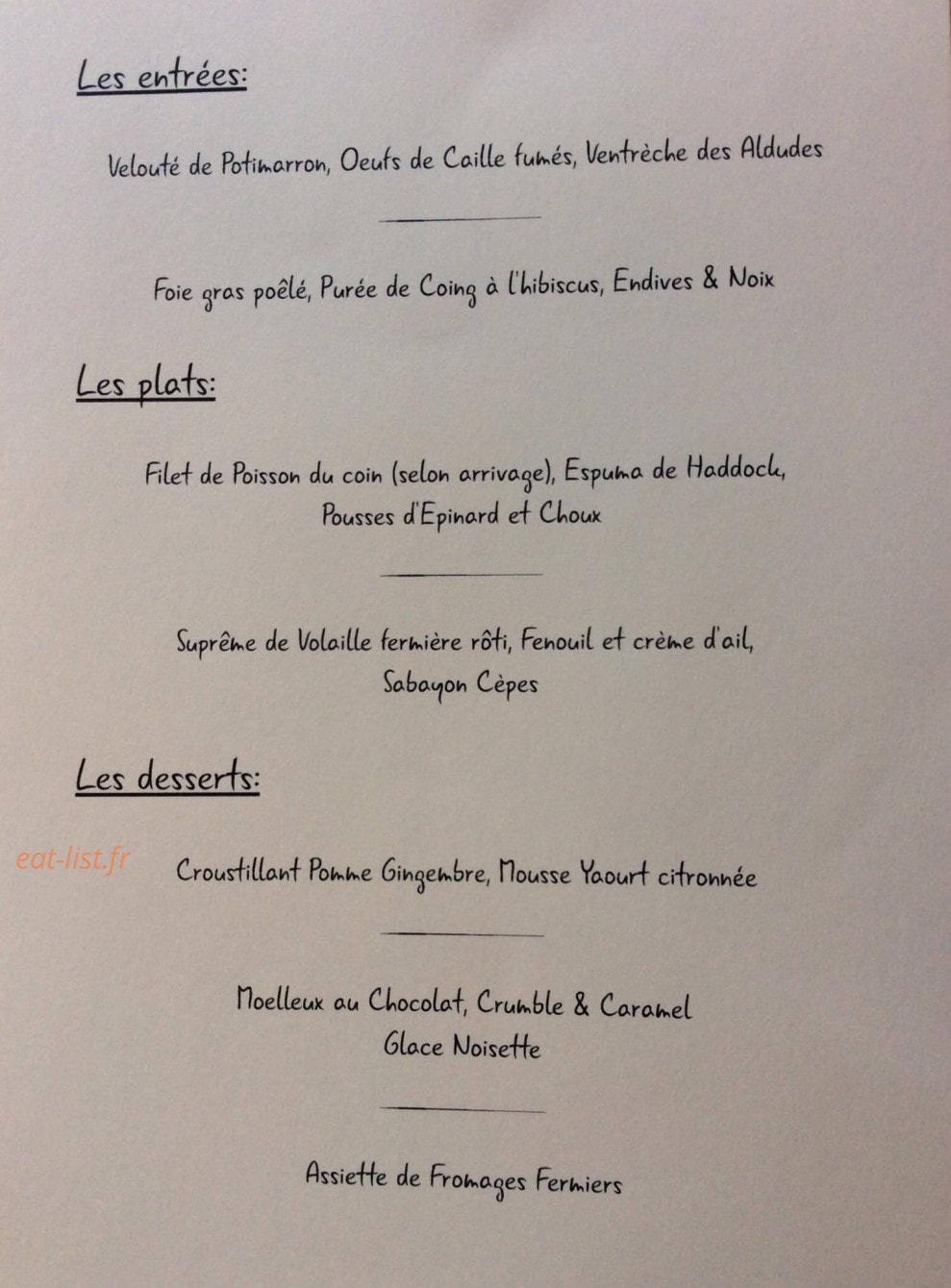 La Goguette — carte page 1