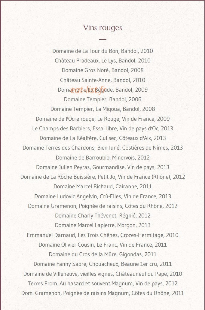 Le Pied De Nez — carte page 2