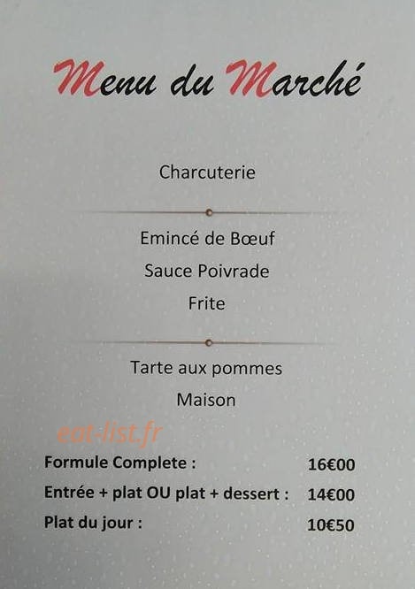 Le Stella — carte page 1