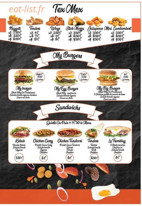 O' My Tacos — carte page 3