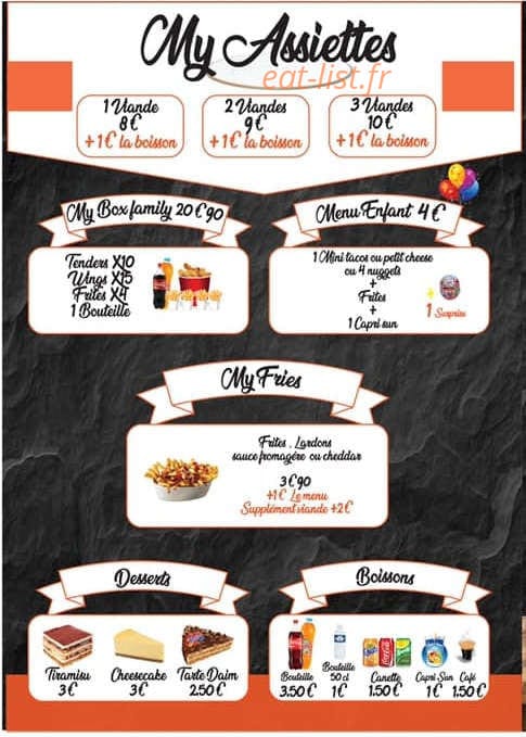 O' My Tacos — carte page 4