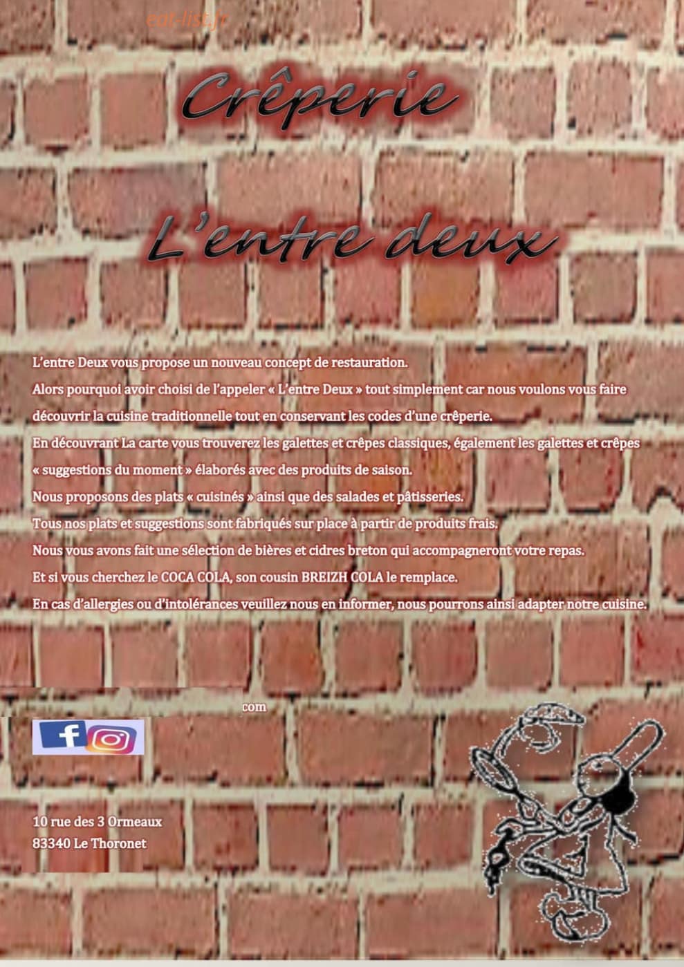 L'entre Deux — carte page 1