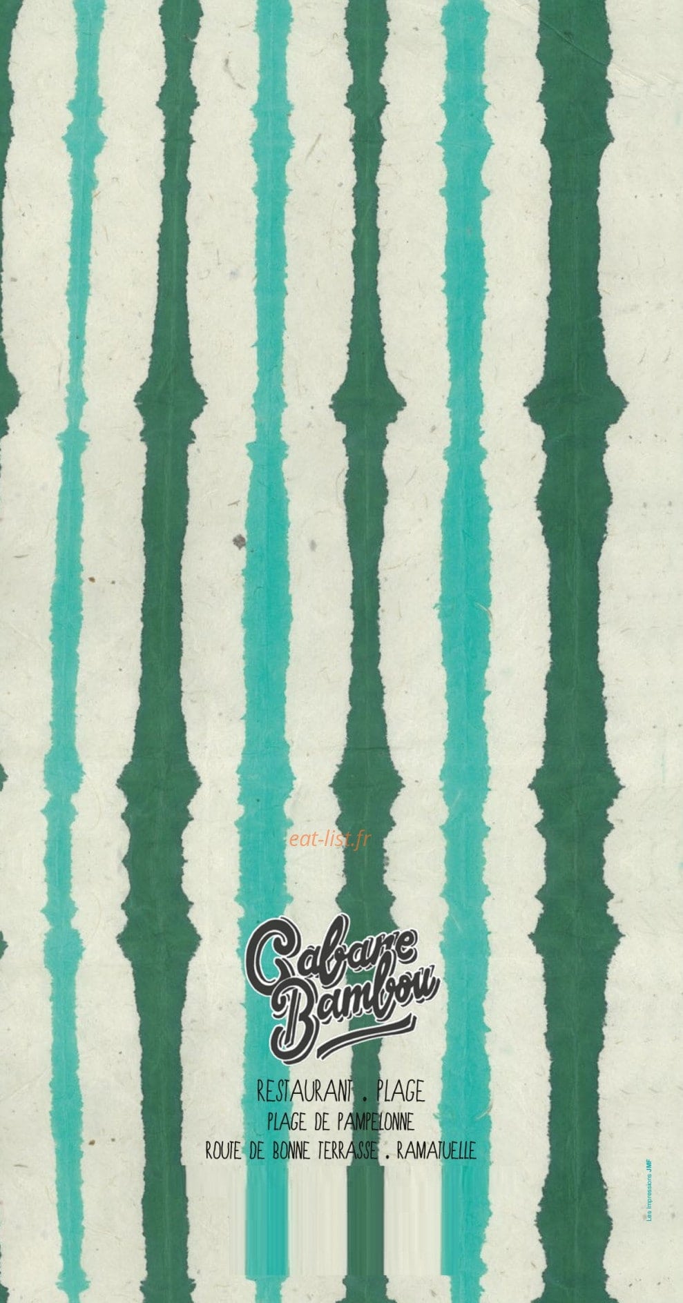 Cabane Bambou — carte page 4