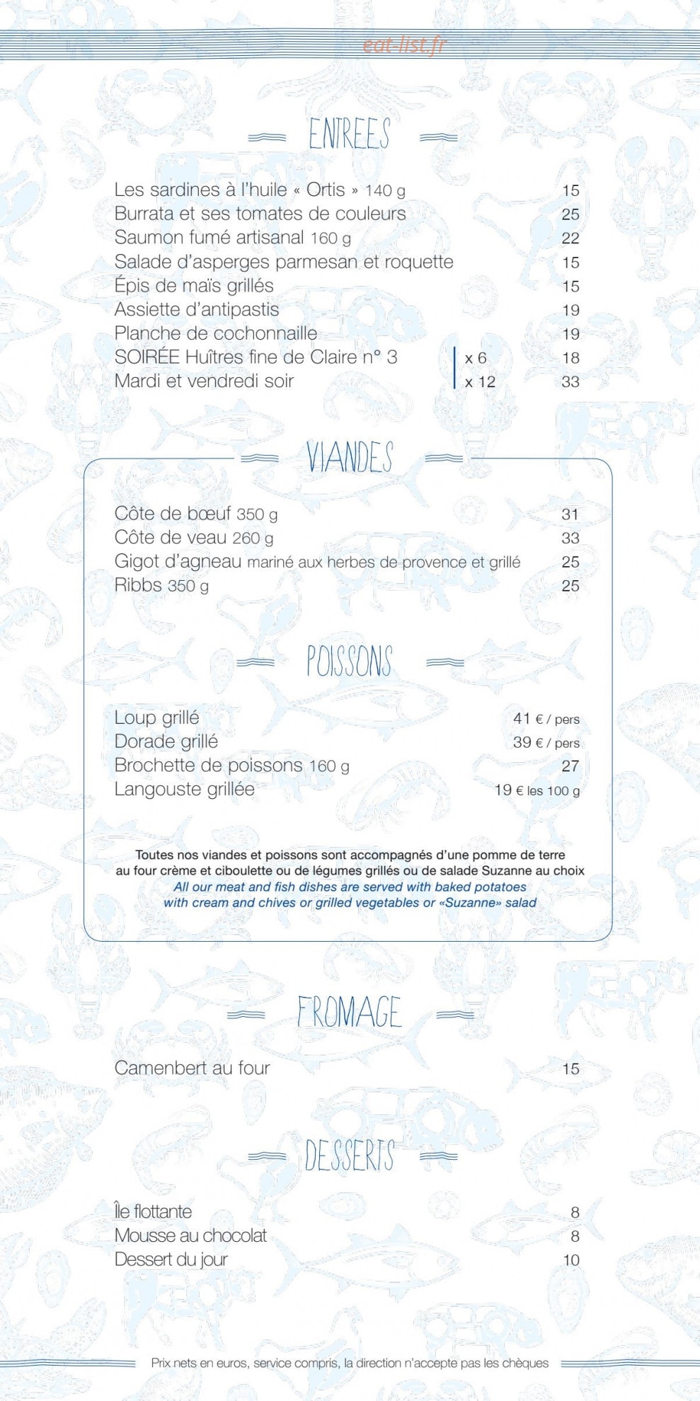 Cabane Bambou — carte page 11