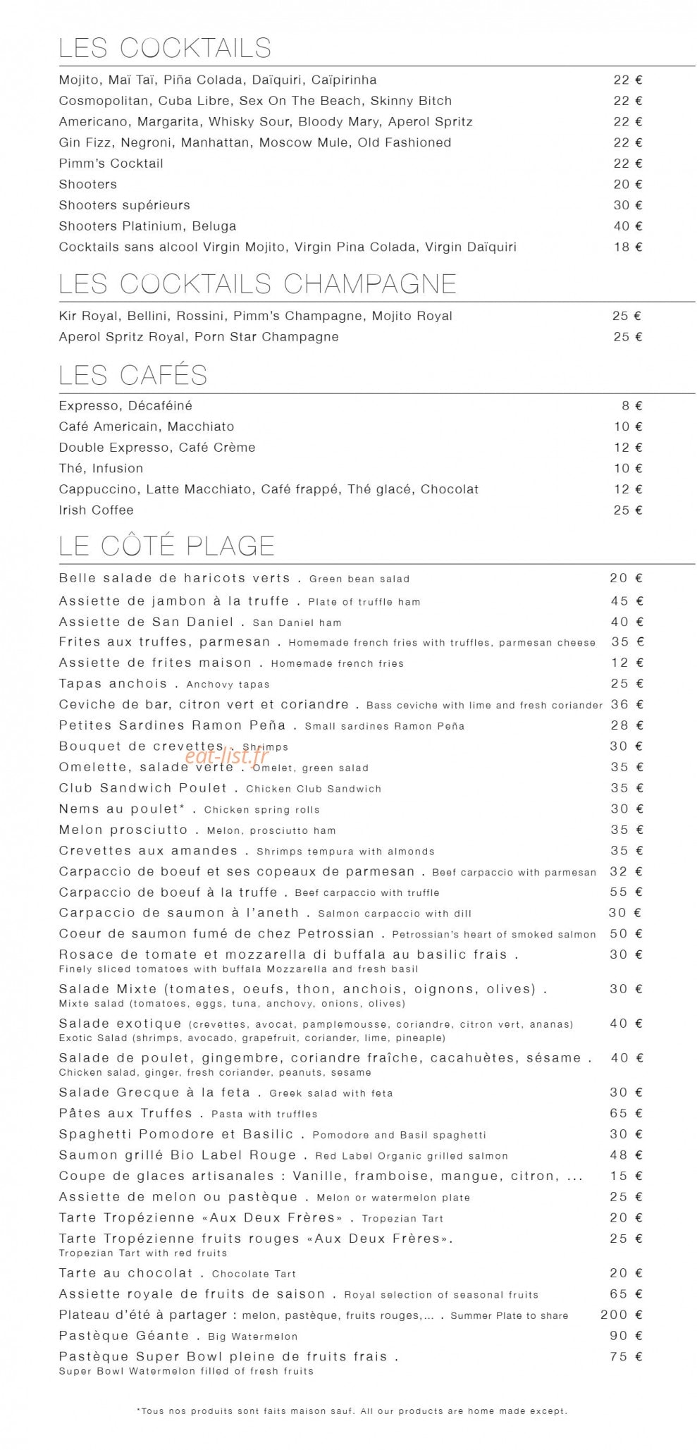 Club Les Palmiers — carte page 3