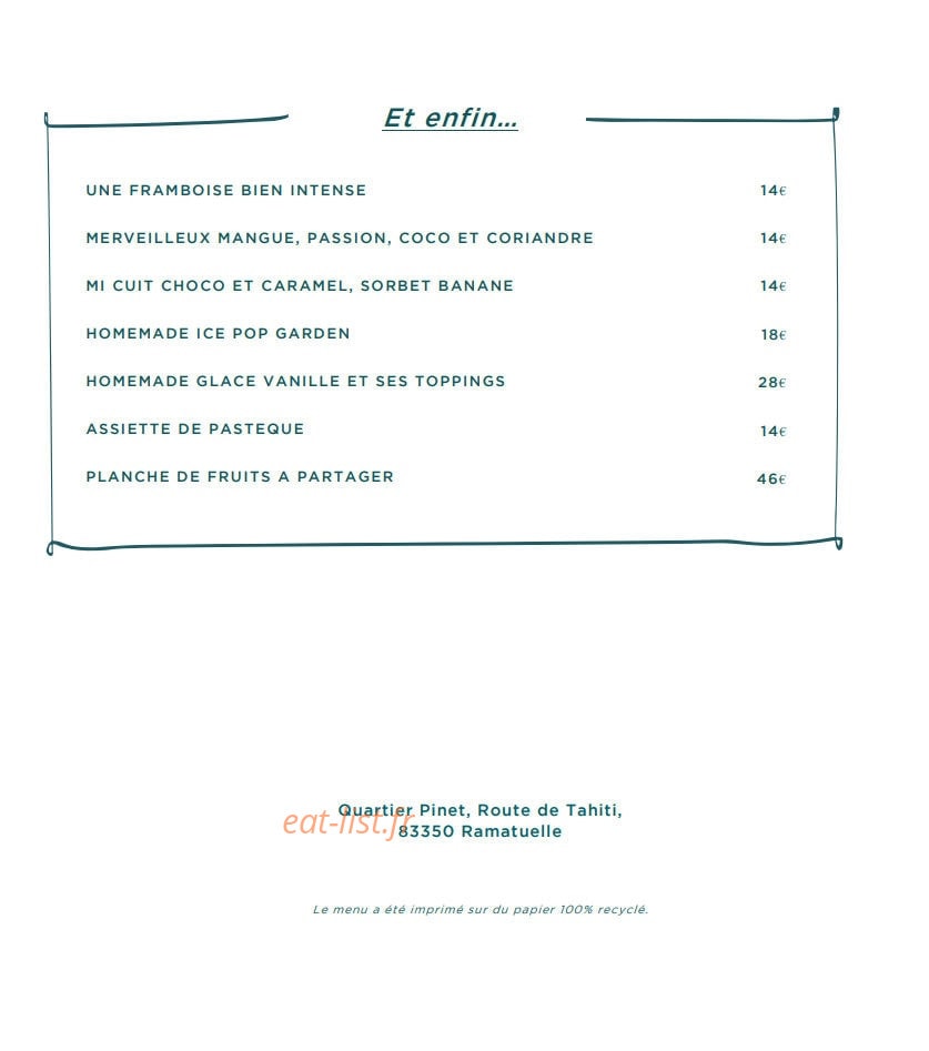 Jardin Tropezina — carte page 4