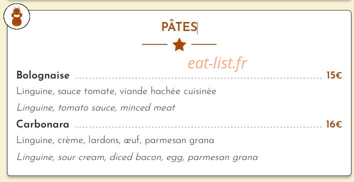 La Grignote — carte page 6