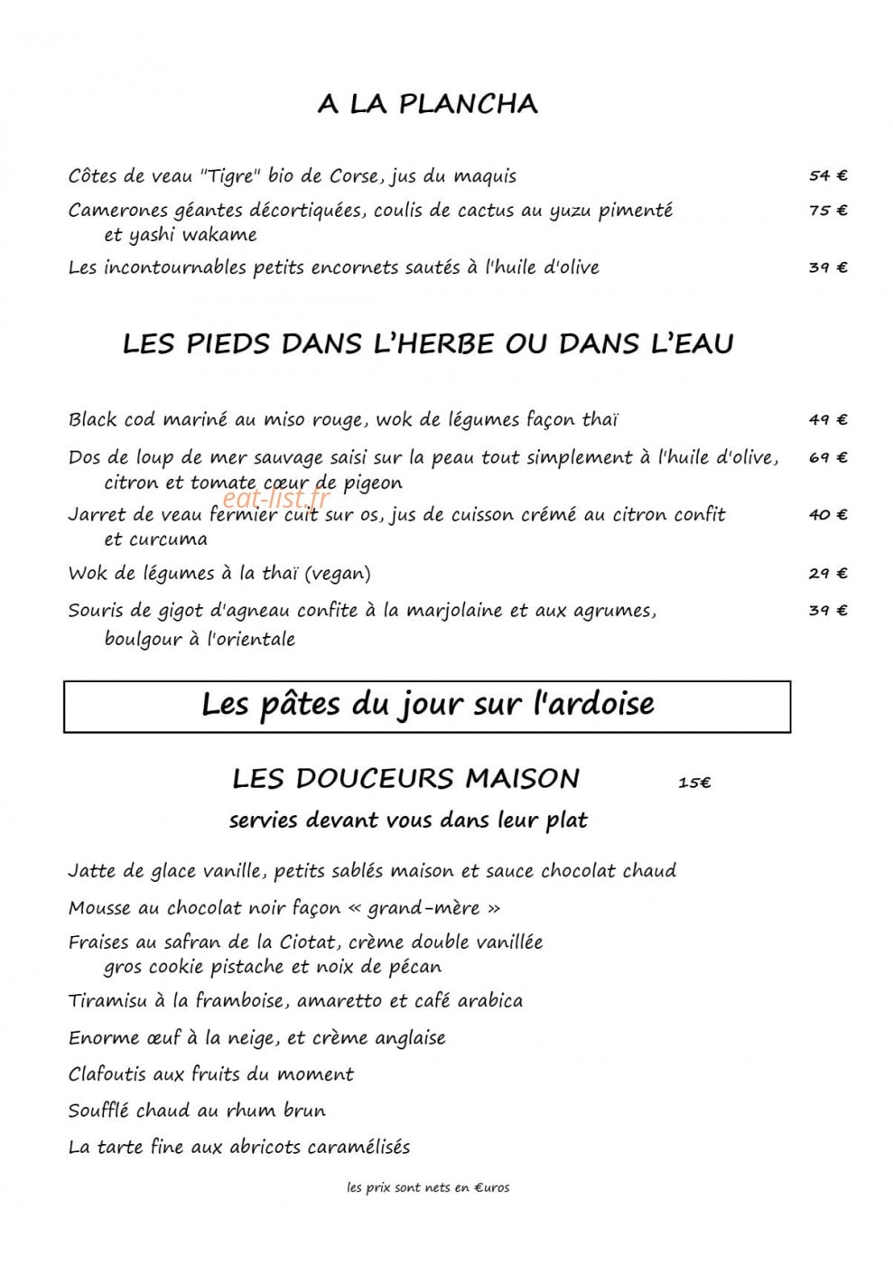 La Sauvageonne — carte page 2