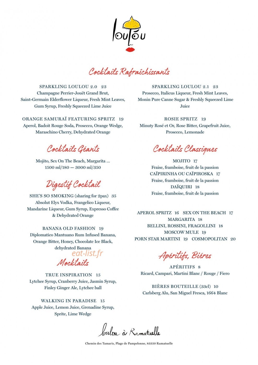 Loulou — carte page 3