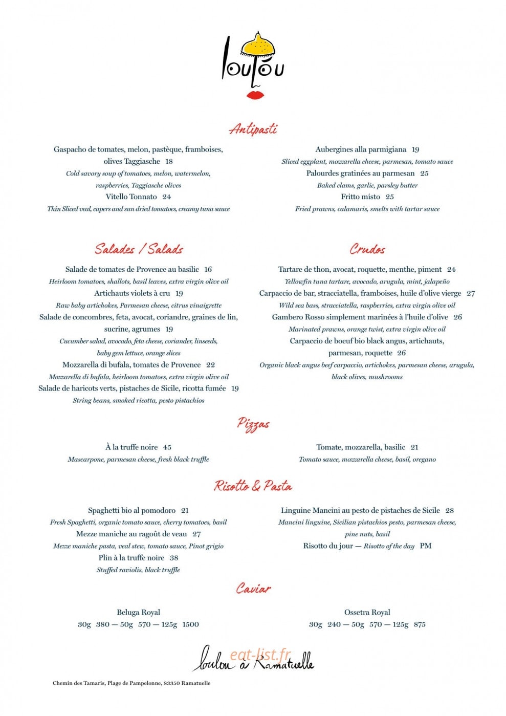 Loulou — carte page 14