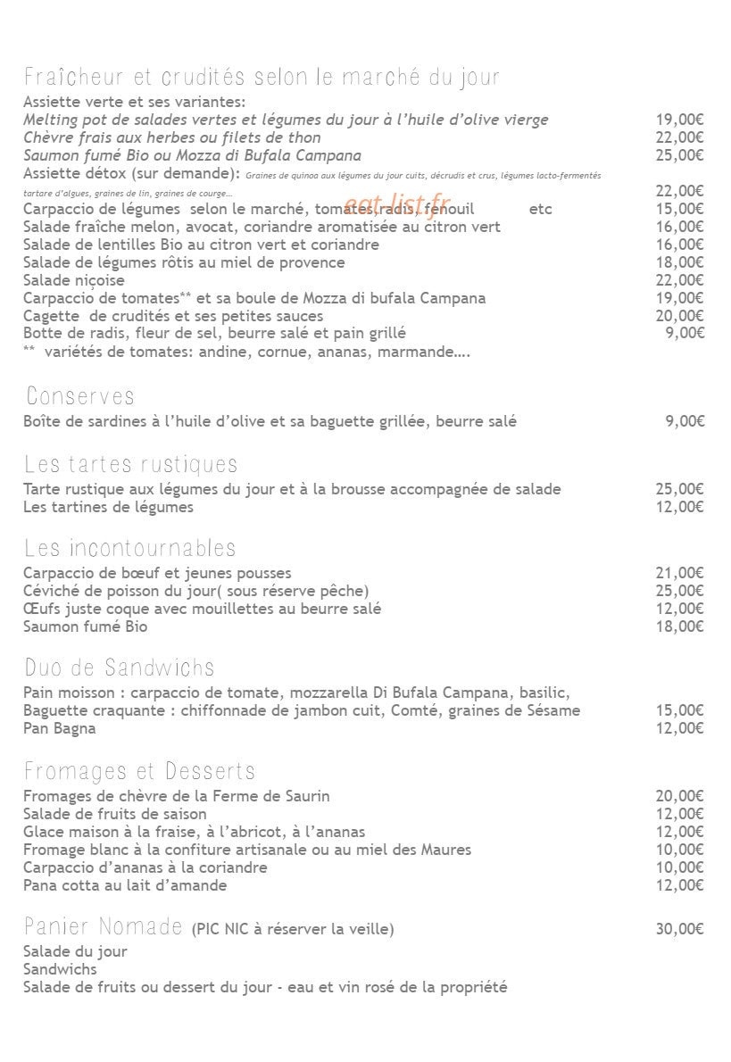 The Green Kitchen — carte page 3