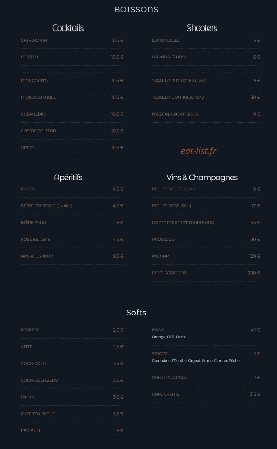 Tono Pampelonne — carte page 3