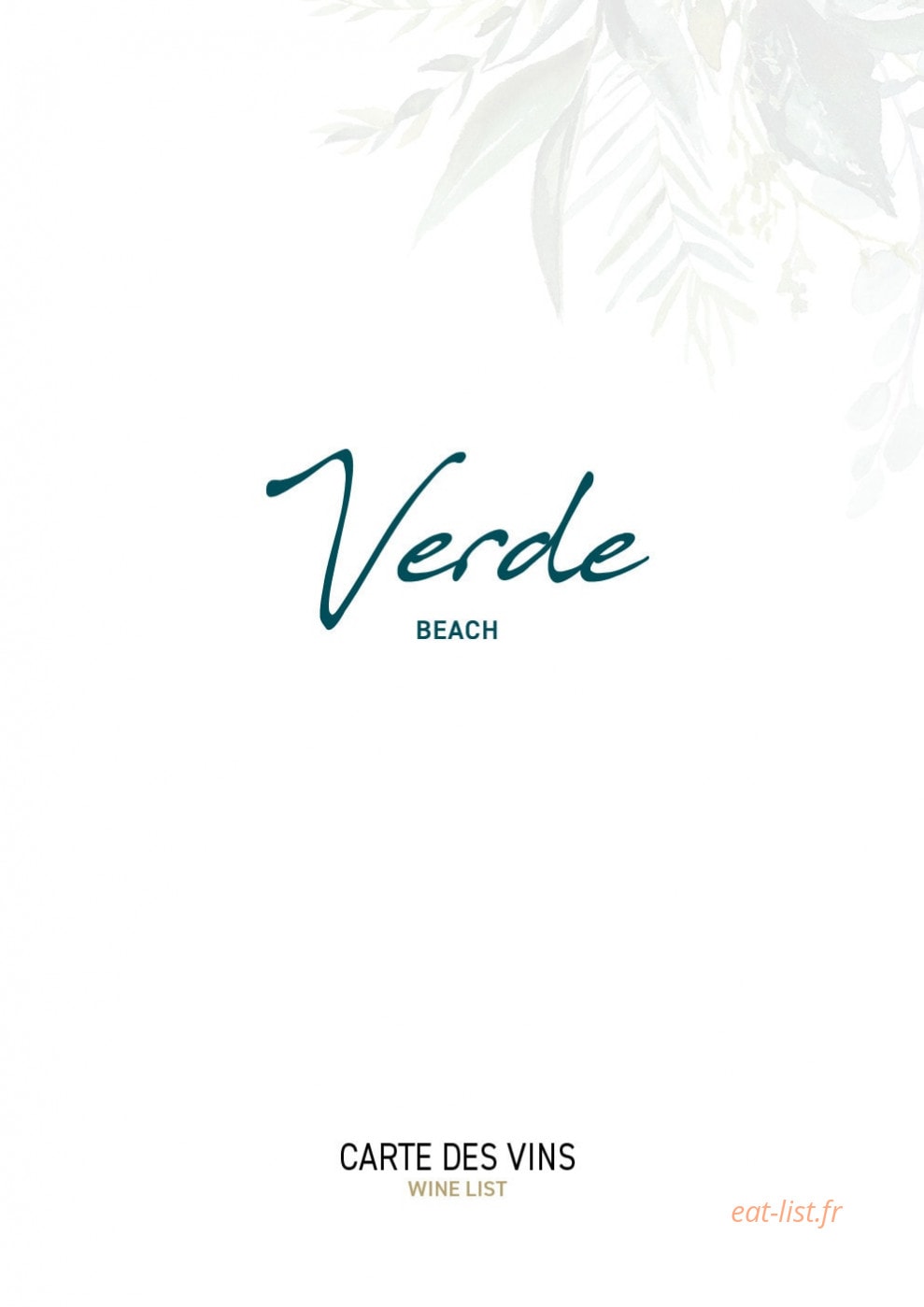 Verde Beach — carte page 4