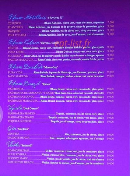 Bungalow Kafé — carte page 5