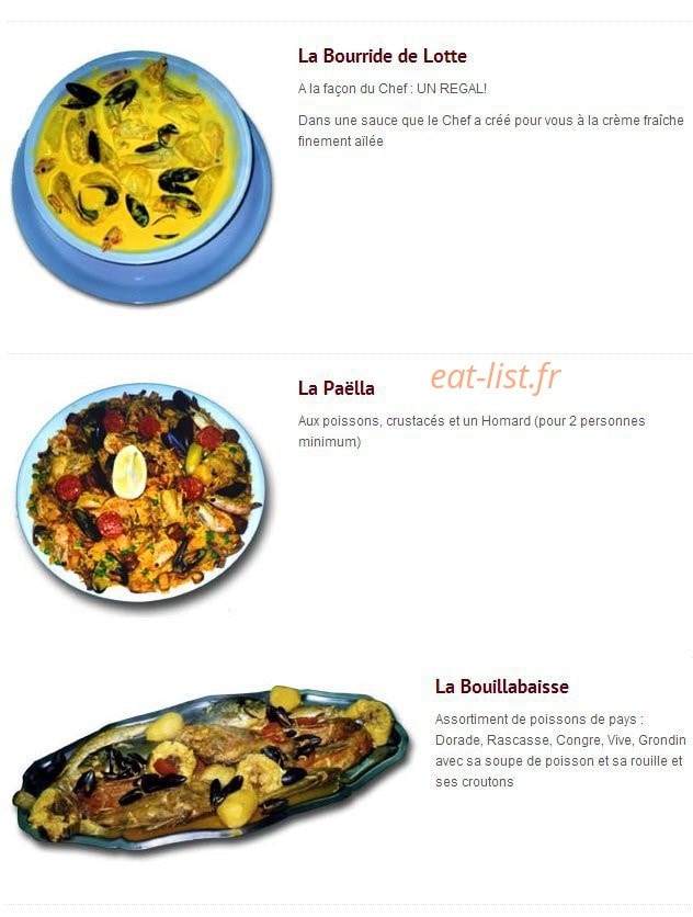 La soupiere Restaurant — carte page 2