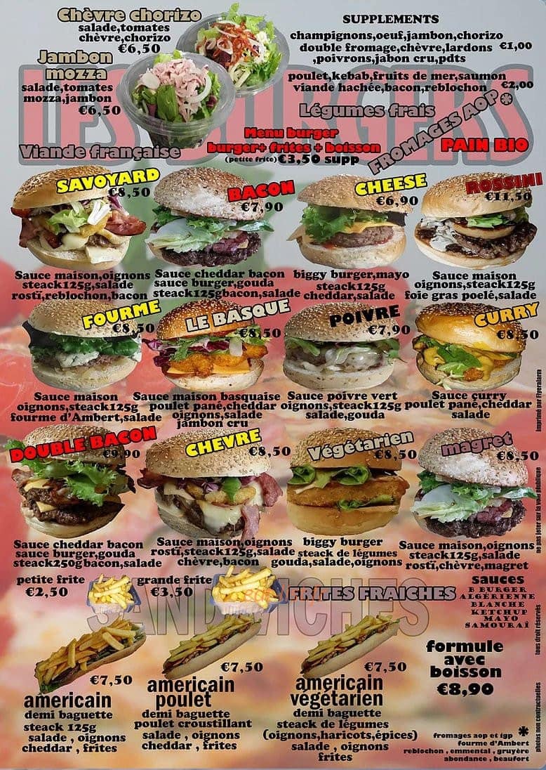 Lucky Pizza — carte page 3