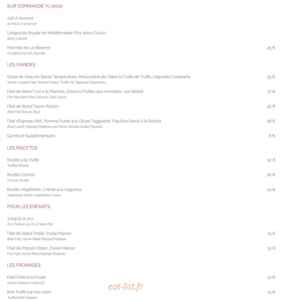 La reserve gayrard — carte page 2