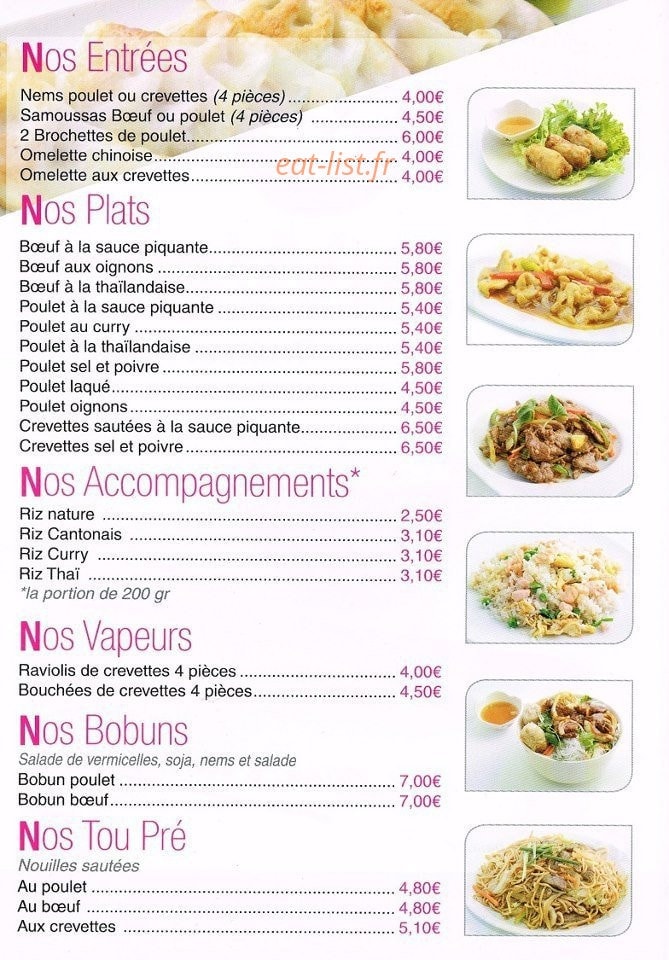 Cuers Pizza — carte page 4