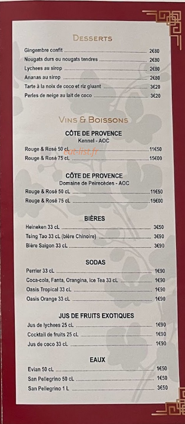 L'orchidée d'Asie — carte page 3